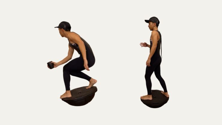 ハーフバランスボール