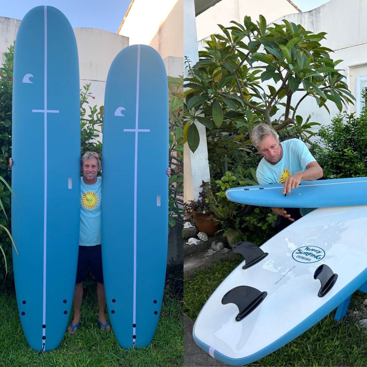 ビーチアクセス:Standard ソフトボード HSO School 9’0” ロングボード ワックスフリー