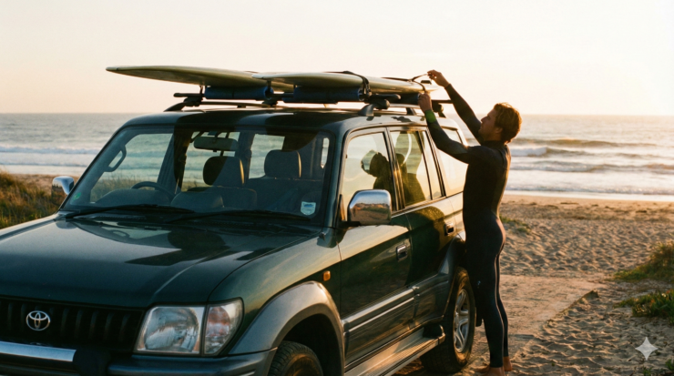 ポータブルシャワー,サーフィン,車